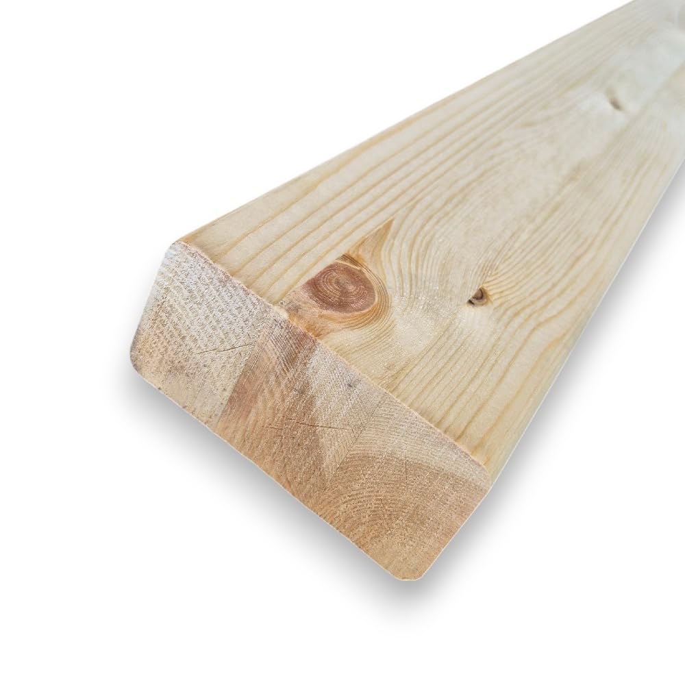 Listello in Pino Naturale LAMELLARE 4,​5x9 cm da 100 cm - Travetto Piallato ad Alta Stabilità per Pareti e Arredo Design