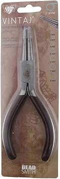 The Beadsmith Vintaj Loop Rite Pliers Make Perfect Wire Loops in 7 Sizes (28mm), Jewelry Making Tool for Jump Rings, Charms & Consistent Wire Wrapping