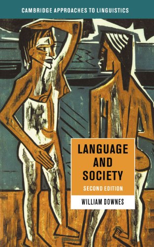 Language and Society (Cambridge Approaches to Linguistics)