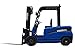 2025 TYPHON Vigor 2.5 Blue Electric Forklift 2.5 Ton Lifter Lift Truck Jitney Hi-Lo