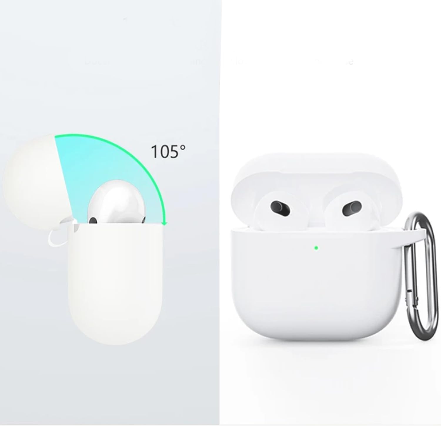 Coverzone Apple Airpods 4 ile uyumlu Kılıf 4. Nesil AirP-ods Kılıf 2024 Professional Termoplastik Soft Kancalı Tam Kaplayan Halcyon Kılıf Airpods 4 ile uyumlu Kılıf (Bordo, AirPods 4. Nesil)