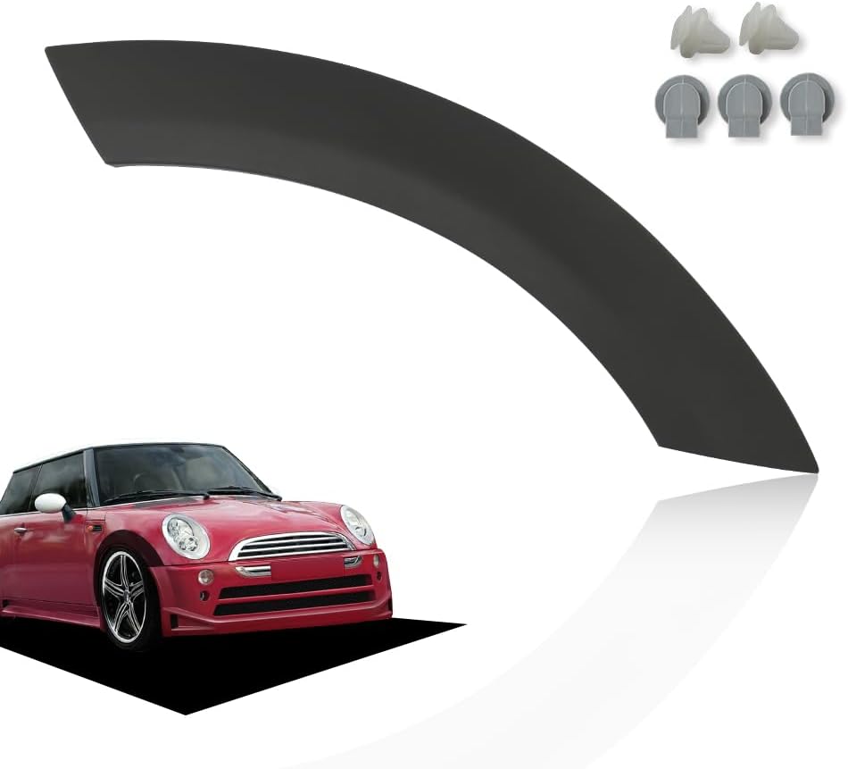 ANDPLAY Front Right Fender Splash Shield Compatible with Mini Cooper 2002-2008 Front Wheel Arch Cover Trim Wheel Arch Trim Passenger Side
