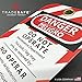 TRADESAFE Bilingual Lockout Tagout Tags - Peligro No Operar, 30 Danger Do Not Operate Tag with 30 Zip Ties, Premium 32 mil Vinyl, OSHA Compliant Loto Tags for Lock Out Tag Out, Equipment Repair