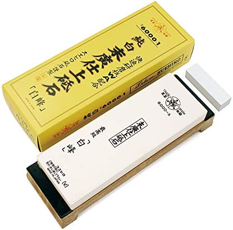 Suehiro Grit #6000 Shiramine 6000 with base Finishing Whetstone