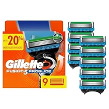 Gillette Fusion5 ProGlide Razor Blades for Men, 5-Blade Razor Refills, 9 Count