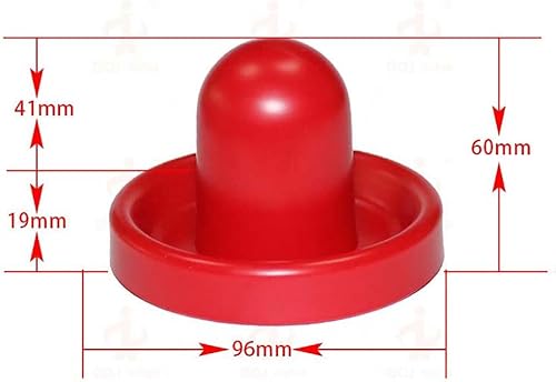Miniatura 7 de 1 Set Red Air Hockey Pushers and Air Hockey Pucks Air Hockey Paddles Hockey Accessories Air Hockey Pucks and Paddles Goal Handles Paddles