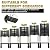 Telescopic Ladder, 10.5FT RIKADE Aluminum Telescoping Ladder with Non-Slip Feet, Portable Extension Ladder for Household and Outdoor Working, 330lb Capacity (3.2m/10.5FT) Black
