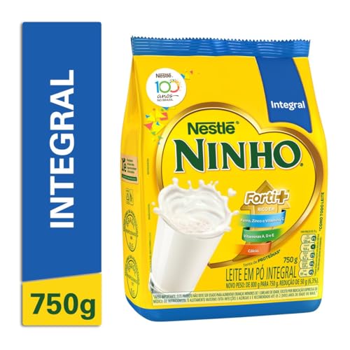 Ninho, Leite Po Integral, Pacote 750g