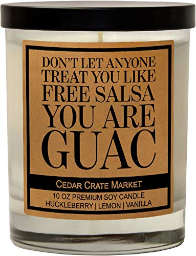 Best Friend Candle Gift For Women - Don't Let Anyone Treat You Like Free Salsa - Funny Candles Gift For Women Or Men, Funny Birthday Gifts, Friendship Gifts For Women, Thank You Present, Bestie Gifts #TOP16