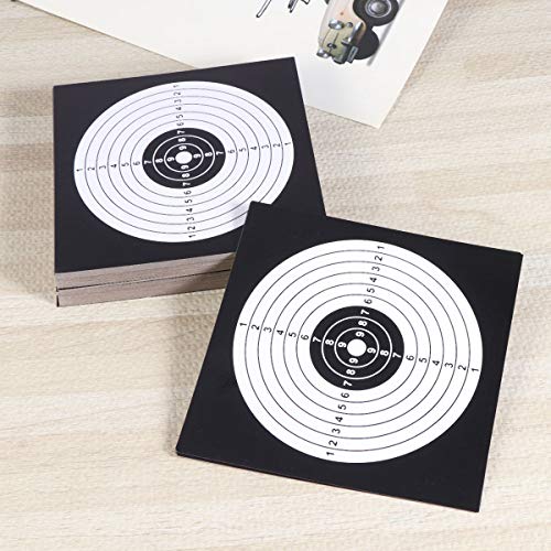 LIOOBO 100 peças de papel de tiro alvo flecha arco contato alvo treinamento papel alvo papel papel a