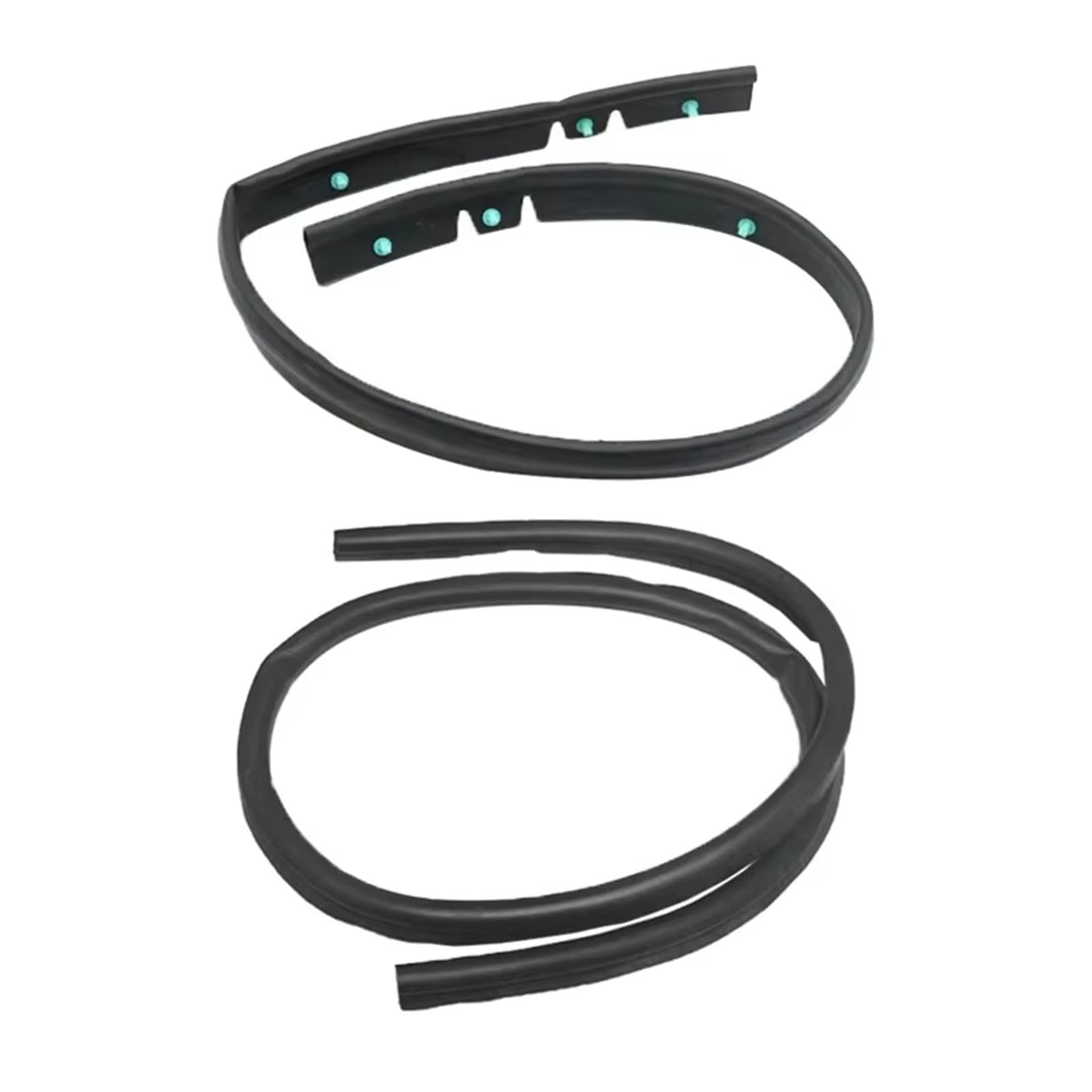 Vamhhx 1 Front And 1 Rear Car Rubber Sealing Strips For Jazz Gd1 Gd3 Hatchback 2004-2008 Auto Front Engine Hood Weatherstrip Rubber Seal Sealing Strip Car Door Rubber Seal(1 Front And 1 Rear)