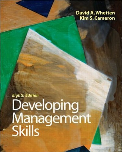 Developing Management Skills (text only)8th (Eighth) edition by D. A ...