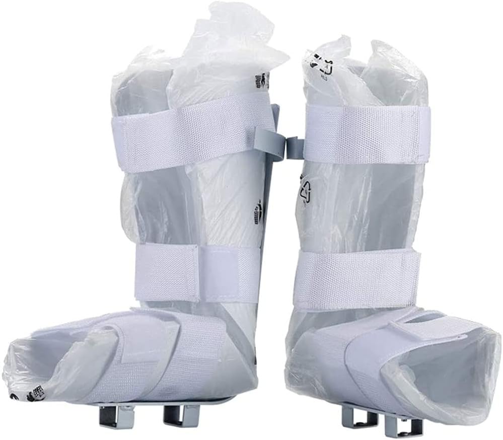 1 Pair Exercise Bike Fixed Protector, Comfort Soft Splint/Leg Support for Electronic Physical Therapy and Rehab Bike Pedal Motorized Trainer