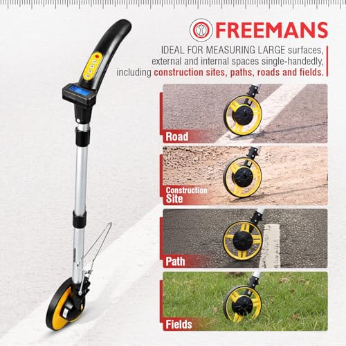 Image of FREEMANS Professional 15cm (6) 10km Digital Measuring Wheel