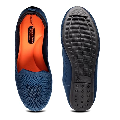 Image of Ortho + Rest Women Flexible Memory Foam Women's Shoes for Walking Gym Training,Casual, Sports,Slip-On,Lightweight Slipon Running Sneaker for Ladies and Girls