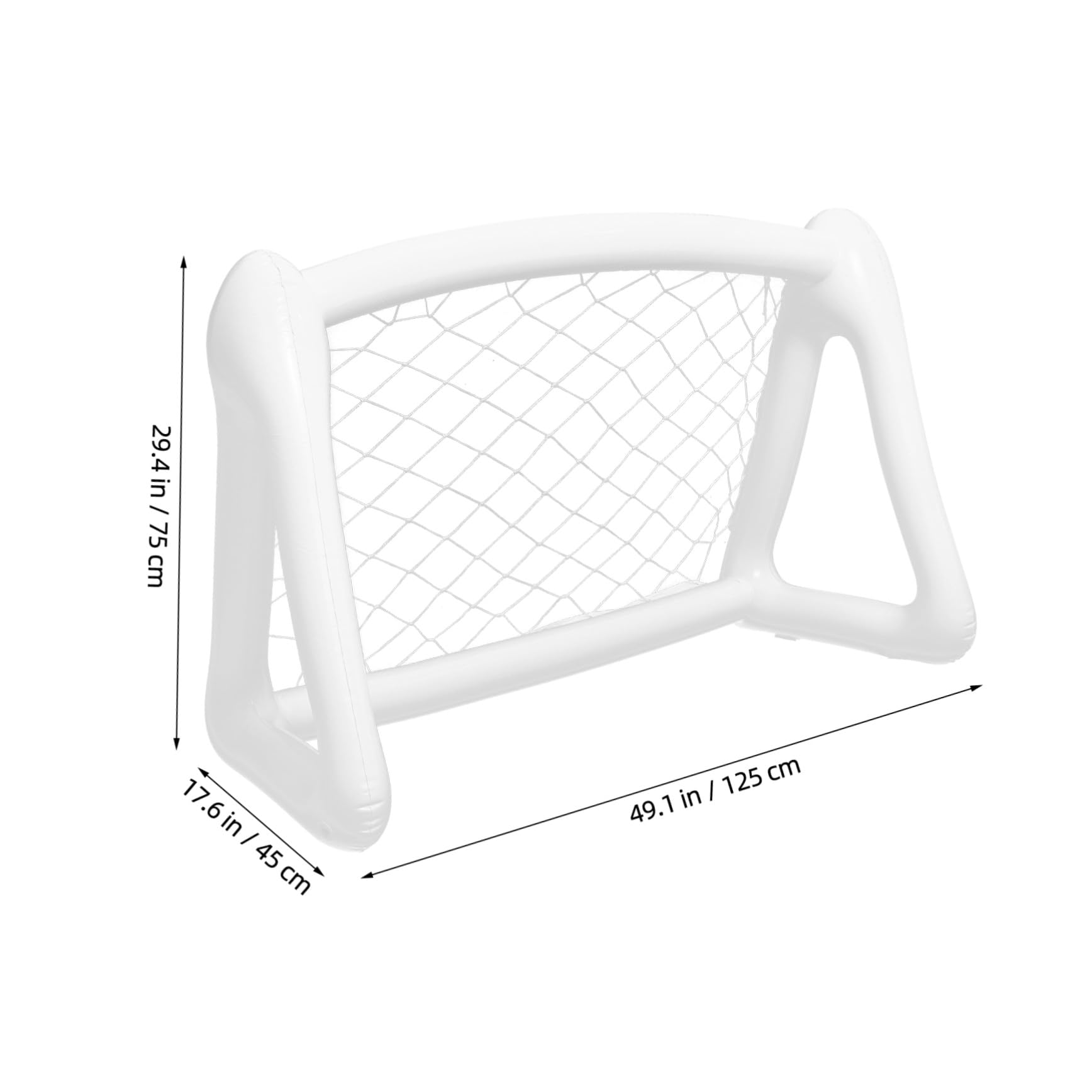 WOONEKY Portería de Fútbol Inflable Plegable para Portátil sin Herramientas para Entrenamiento Aire Jardín
