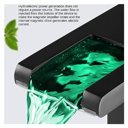 Robinet de cuisine cascade laiton chrome - Mitigeur LED haute durabilité - 6