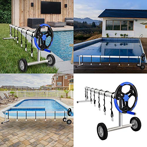 Yu Yusing Yusing Pool Cover Reel Set 21 Feet Solar Cover Reel,Aluminum Solar Swimming Inground Cover Blanket Reel For Swimming Pools thumb #3