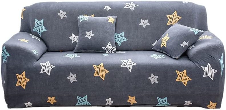 Miniatura 1 de Funda universal para sofá, protege tus muebles con un cojín todo incluido, funda elástica para sofá para cuatro estaciones, hermoso diseño impreso