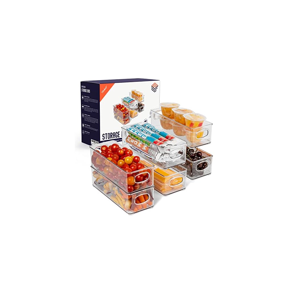 ClearSpace-Plastic-Pantry-Organization-and-Food-Storage-Bin--Great-Kitchen-Organization-and-Kitchen-Storage--Fridge-Organizer-Bins-Pantry-Storage--6-Pack