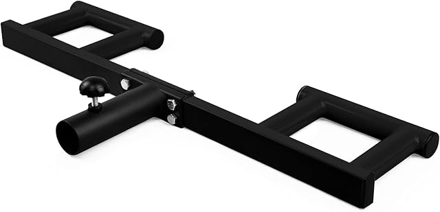 Yes4All Viking Press Attachment for 5.1 cm Olympic Barbell  3 Hand Grip Positions for Increased Versatility