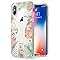 Unov Case Compatible With IPhone XR Clear With Design Slim Protective Soft TPU Bumper Embossed Pattern Shock Absorption 6.1 Inch (Sunflower Blossom - View #4