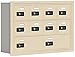 Salsbury Industries 19035-10SRC Cell Phone-3 Unit Recessed Mounted-Resettable Combination Locks with 5-Inch Diameter Compartments, Sandstone