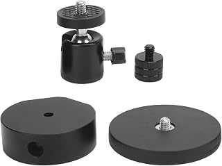 Magnetic S t a r l i n k Mini Mount, Aluminum Alloy Roof Rack Bracket, 66lbs Pull Force, Adjustable Angle, for Car RV Trailer Campervan Yacht