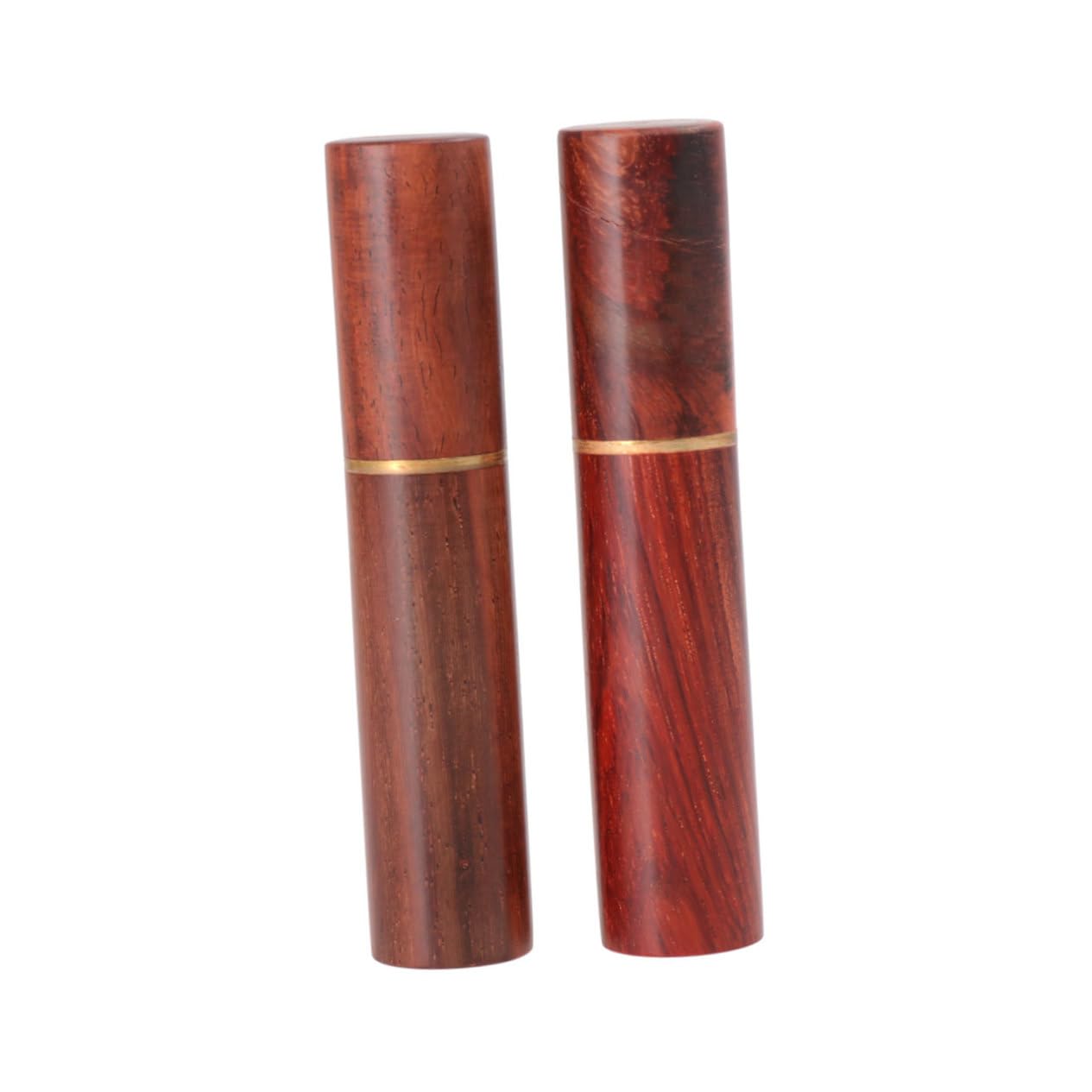 FUNOMOCYA 2 Pcs Toothpick Container Portable Toothpick Holder Dispenser Round Toothpick Portable Toothpick Organizer Toothpick Dispenser Mini Toothpick Holder Rosewood Toothpick Case