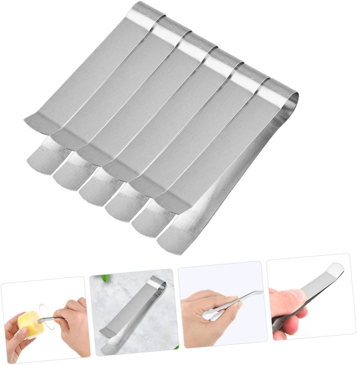 6pcs Candle Wick Trimmer Set, Stainless Steel Tweezers for Candle Use