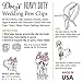DOEYS Heavy Duty Pew Clips for Weddings (6 Pack) Dependable Flexible Hook for Church Ceremony Aisle Decorations - Secure Bows, Flowers, Signs, Garland to Pew Ends, Bench Seats, Chairs (Made in USA)