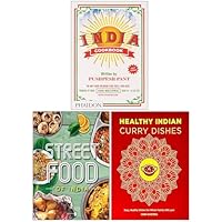 India Cookbook [Hardcover], Fresh & Easy Indian Street Food, Healthy Indian Curry Dishes 3 Books Collection Set