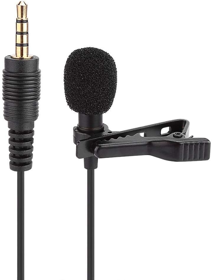Image of coku 1.5 Meter Wired Collar Mic for Mobile, YouTube, Singing & PC | Lavalier Microphone with Noise Filter for Smartphone, DSLR, Laptop, Audio & Voice Recording - Plug & Play (1.5 Meter)