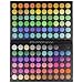 SHANY Highly Pigmented Eye Makeup Palette, 120 Matte Shimmer Metallic Eyeshadow Pallet with Long Lasting and Blendable Natural Colors - Classic Neon
