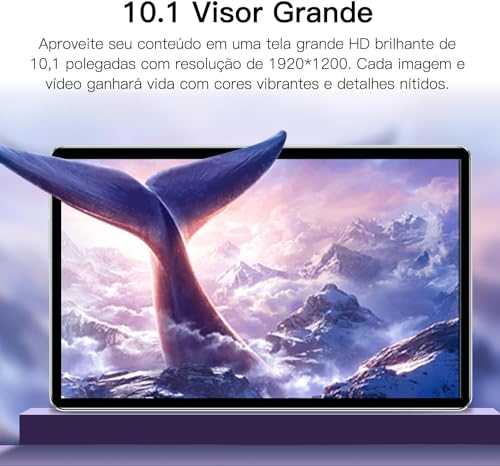 Tablet Pad5 Pro, 256GB, 8GB RAM, Tela Imersiva de 10.1‘’, Câmera Traseira 32MP, Câmera frontal de 16
