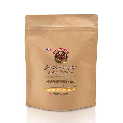 La Brigade des Épices - La Brigade des Épices - Bouillon blanc VÉGÉTAL "saveur volaille" - 250g - Sans viande et Sans Gluten - Végétalien - Fabriqué en France