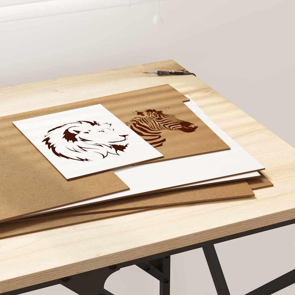 Placas decorativas de madera blanca, 30 x 42 x 0,27 cm, 50 unidades, para interiores, para manualidades, para pintar, grabar, tallar, manualidades, decoración, regalo, accesorios