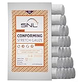 Sterile Gauze Roll - Pack of 24 - by SNL Quality, 2 inch x 4.1 Yard, Conforming, Latex Free, Stretch Bandage Roll, Individually Wrapped Rolls