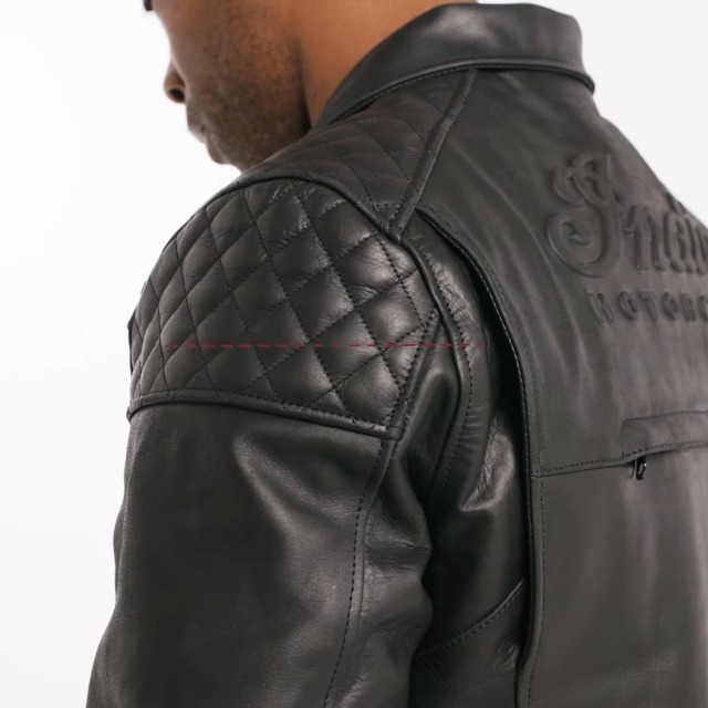 Indian 希少！英国製！廃版品 レザージャケット size 34 ブラック Indian Motorcycle Men's Lambeth Jacket, Black | 2833362 — Bair's