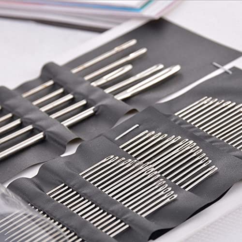 Ensemble d'aiguilles à coudre en acier inoxydable, 55 pièces/ensemble, outils de couture à la main, ménage, différentes tailles, accessoires de couture, fourniture de bricolage 15 Ensemble d'aiguilles à coudre en acier inoxydable, 55 pièces/ensemble, outils de couture à la main, ménage, différentes tailles, accessoires de couture, fourniture de bricolage 15