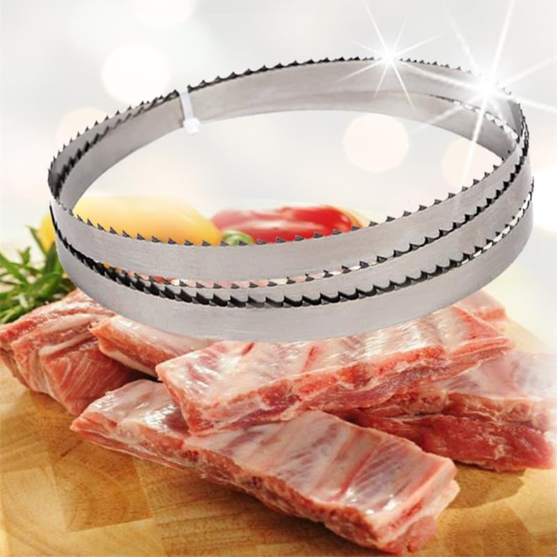 Lot de 3 lames de scie à ruban for viande 1650 x 16 x 0,56 mm, lames for os 1650 mm, 16 x 0,56 x 4 T, for poisson congelé, viande, poulet