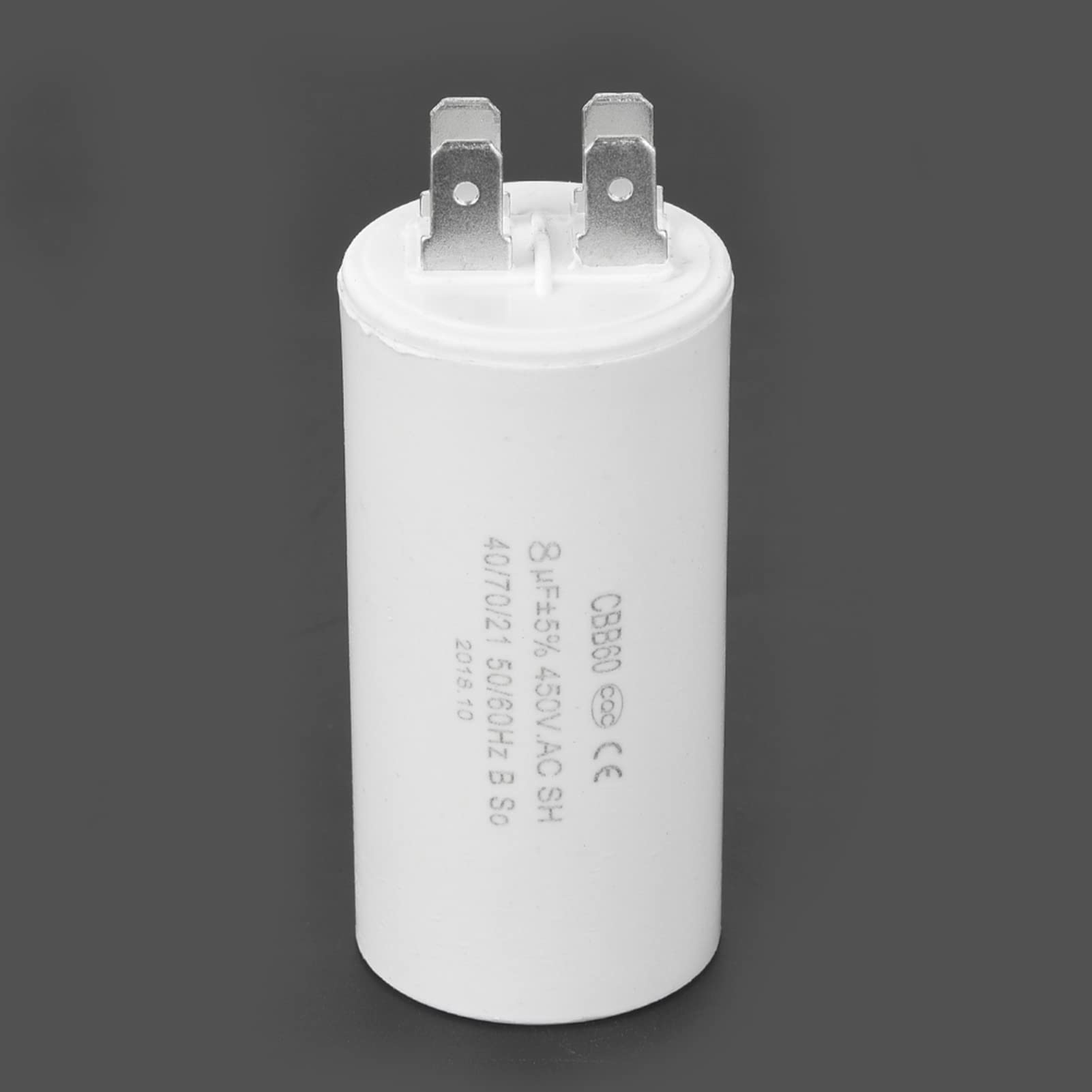 Kondensator Cbb60 8Uf 40 85 21 8Uf Kondensator Rozruchowy Silnika Cbb60 Kondensator Rozruchowy Silnika 450V 8Uf Kondensator Microfarad Zaciski Widełkowe