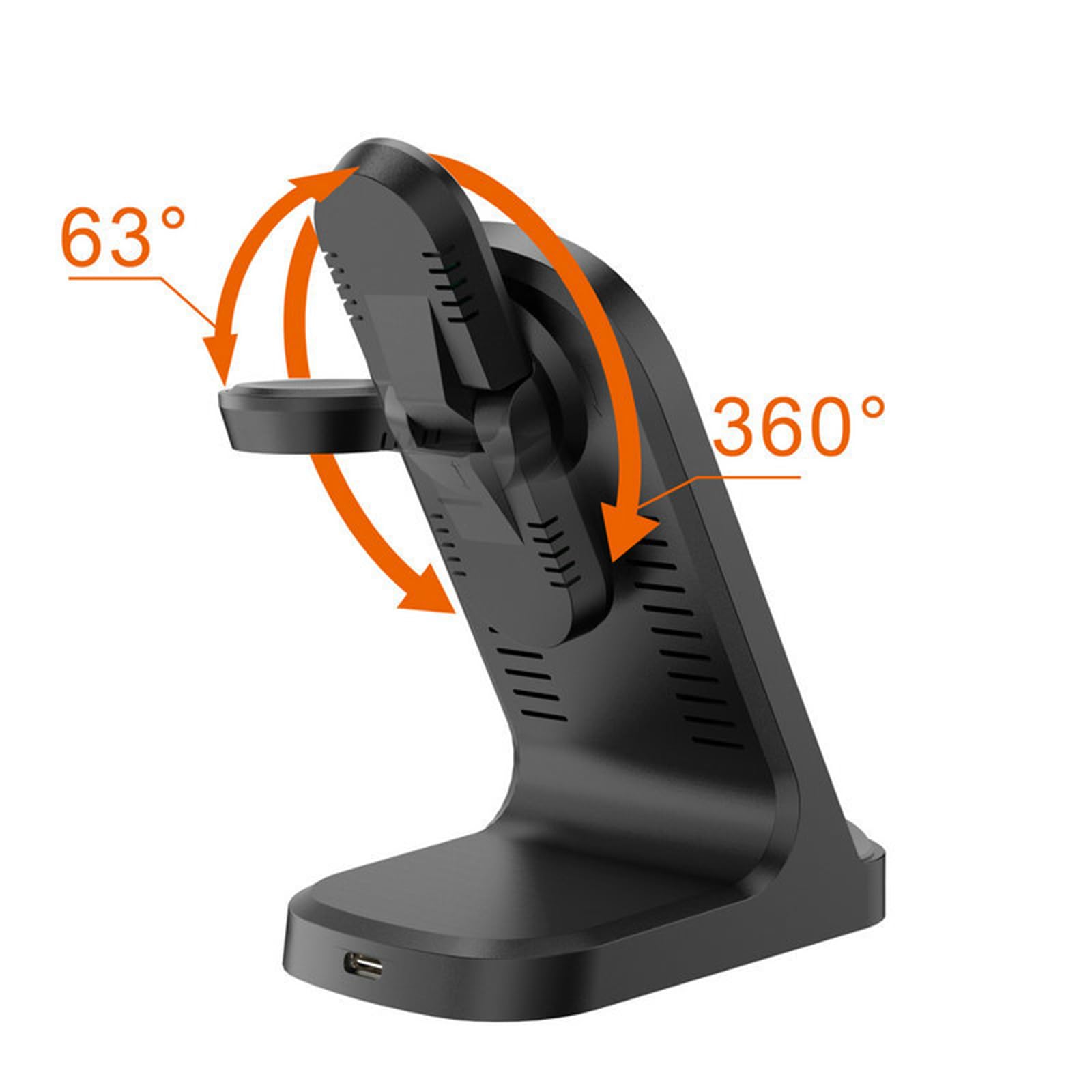 Station de charge pliable pour téléphone 17, 16, 15, montre 8, 7, support de charge pour écouteurs, triple chargeur