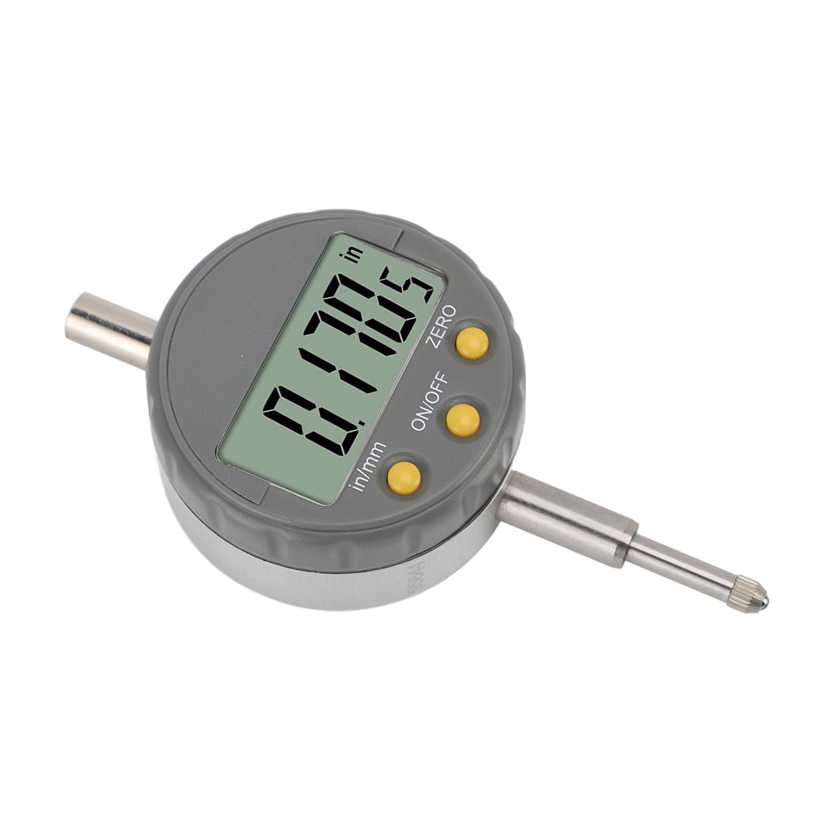Indicador de Dial Digital 0-12,5 Mm 0,001 Mm Indicador de Dial Electrónico de Precisión con Base Reemplazable, Herramienta de Medición de Precisión Industrial, Pantalla LCD, Salida de Datos