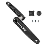 1x Mountain Bike Crankset 170mm with 34-40T Chainring & Bottom Bracket - 6061 Alloy Hollow Integrated MTB Crank Set, Narrow-Wide Teeth, Compatible 8-12S (BSA24/BB92/PF30/BB30/T47)