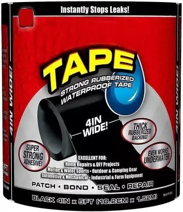 Tape for water Leakage in roof pipe water tank 150 cm Bitumen Tape Pack of 1 (B0BGKWDDSY) Amazon Price History, Amazon Price Tracker
