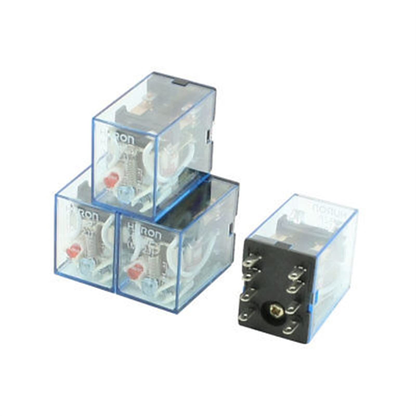 WEUSANXPL HH52P AC 220/240V Coil DPDT 8-Pin 8P Electromagnetic Power Relay 4 Pcs
