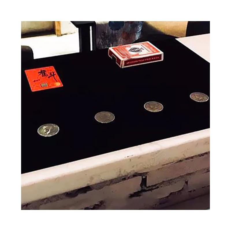 Tajna mata magiczne sztuczki pojawiające się magiczne zbliżenie pokerowa talia karta mata akcesoria sztuczki iluzje rekwizyty magik magia mata podkładka