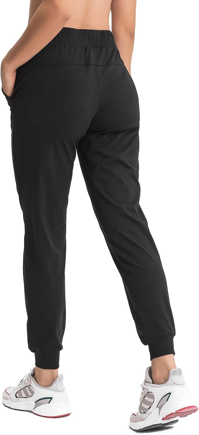 Women's Athletic Joggers Pants with Pockets Drawstring Running Sweatpants for Workout Jogging Lounge - Image 3