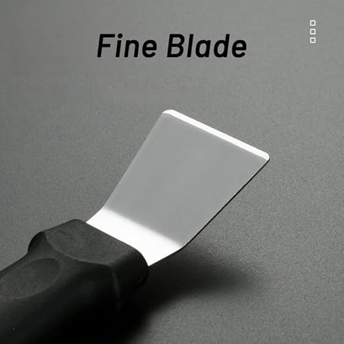 4 Pack Stainless Steel Scraper - Stove Oven Scrapper - None-Scratches Putty Scraper for Kitchen Cleaning,Wallpaper Scraper, Paint Scraper - Image 5